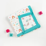 Muslin Blanket Rainbow And Elephant