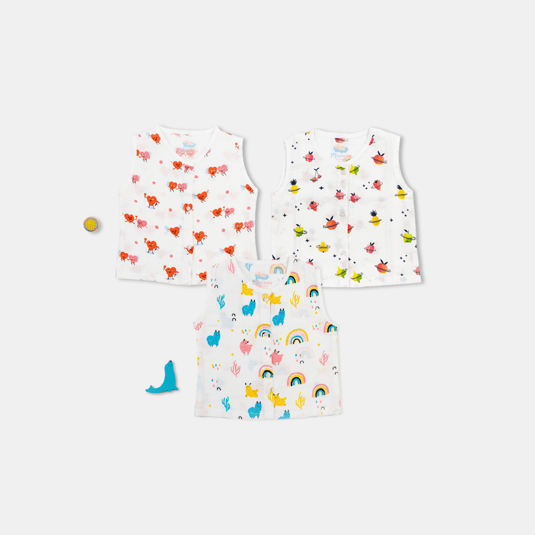 Jabblas Ilama,Fruits & Hearts Jablas Ilama,Fruits & Hearts-(Pack Of 3) - Image 1