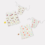 Jablas & Nappies Birds & Christmas-(Pack Of 2)