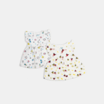 Frocks Birds & Little World-(Pack Of 2)